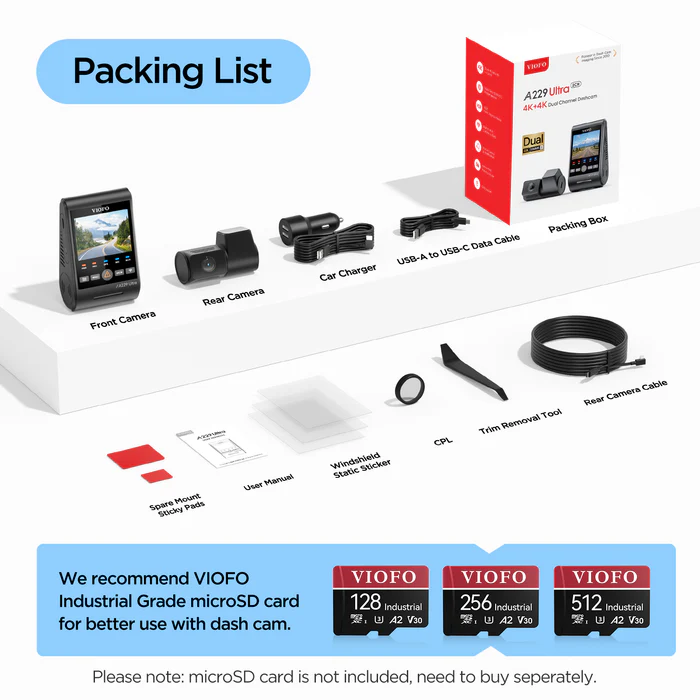 VIOFO A229 Ultra 2CH