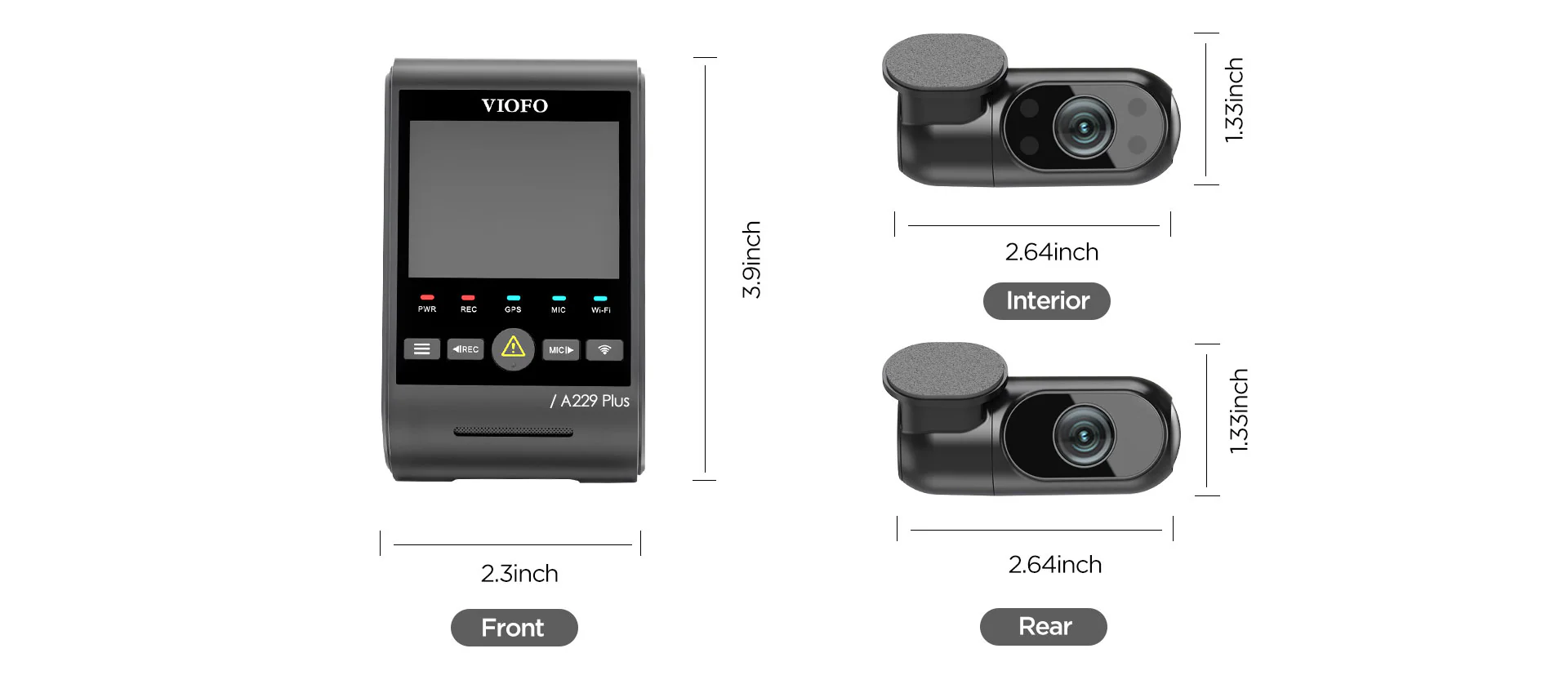 VIOFO A229 Plus 3CH