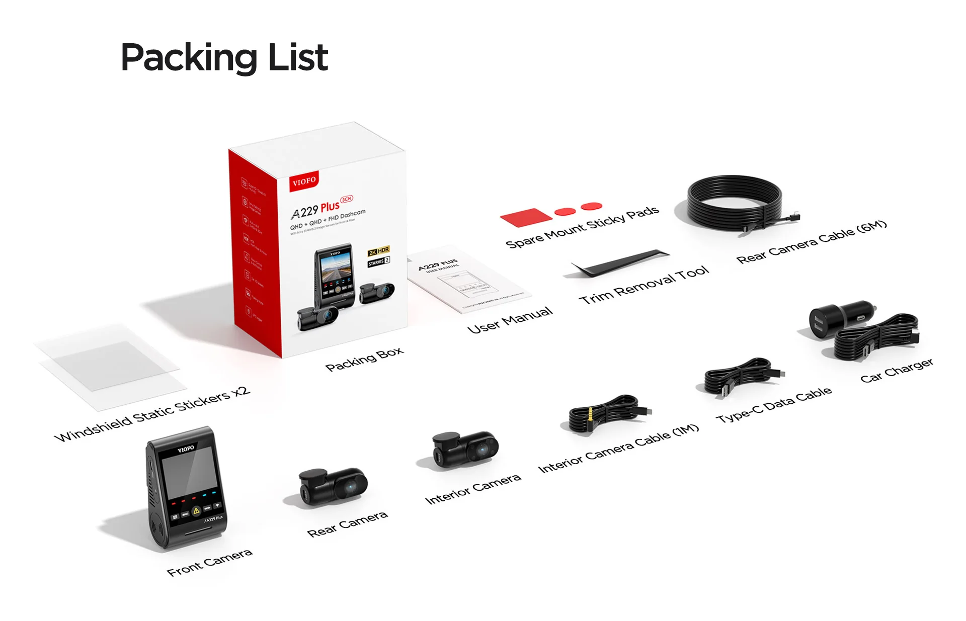 VIOFO A229 Plus 3CH