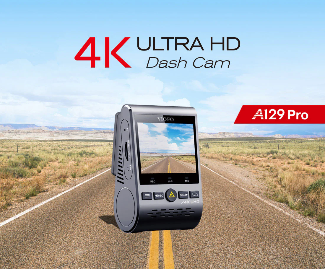 Camera hành trình trước VIOFO A129 Pro Ultra 4K Wi-Fi GPS