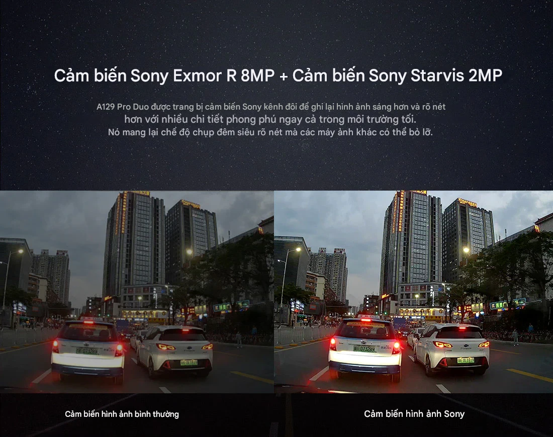 Camera hành trình VIOFO A129 Pro Duo Ultra 4K 
