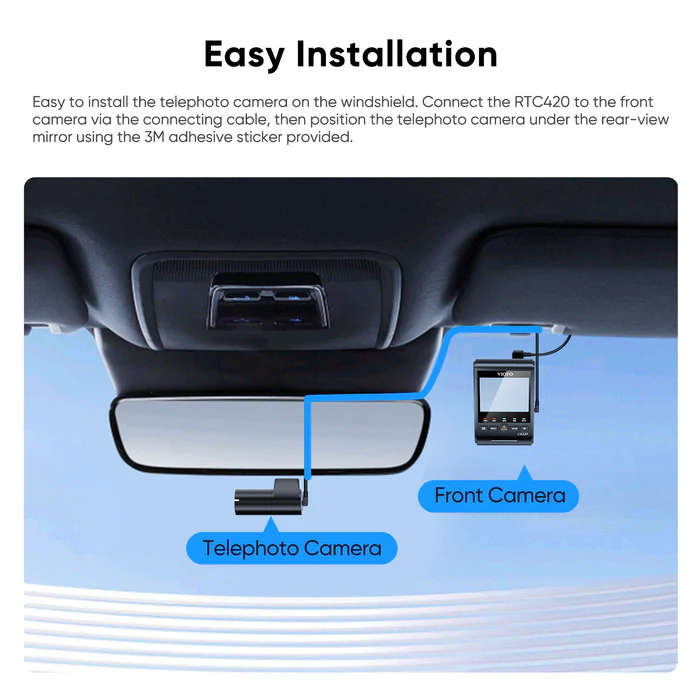 Bộ máy ảnh tele VIOFO RTC420 2K HDR