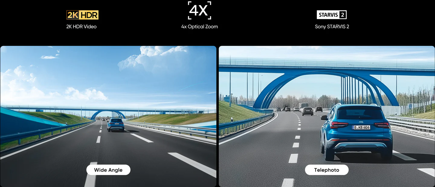 Bộ máy ảnh tele VIOFO RTC420 2K HDR