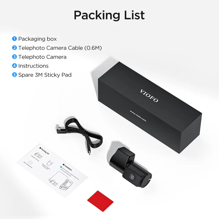 Camera Tele VIOFO RTC300