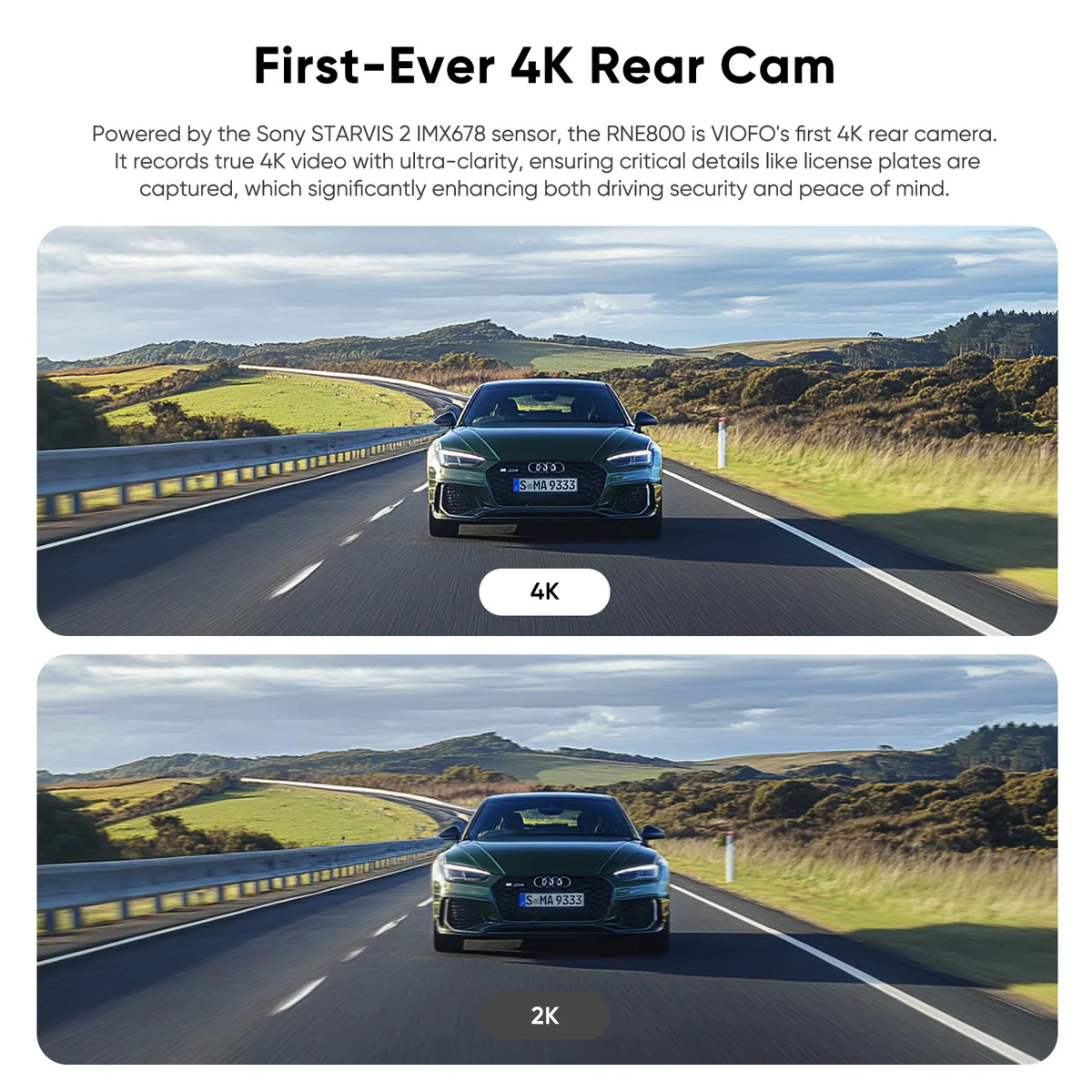 Camera sau VIOFO RNE800 4K HDR