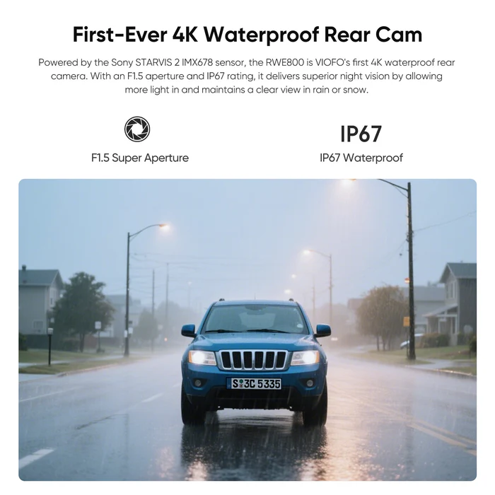 Camera sau chống nước VIOFO RWE800