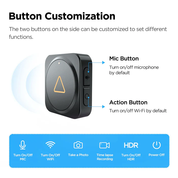 Điều khiển từ xa không dây Bluetooth VIOFO BTR200